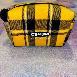 SOLD Clueless Revolution Yellow/Black Makeup Bag